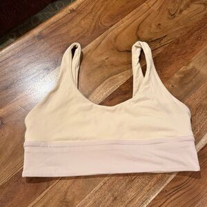 Lululemon Align Sport Bra Light Support A/B Cup Scoop Neck Misty Shell Size 10